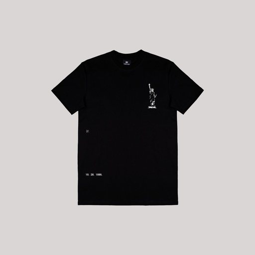 [PR/00020] STATUE OF LIBERTY T-SHIRT - BLACK