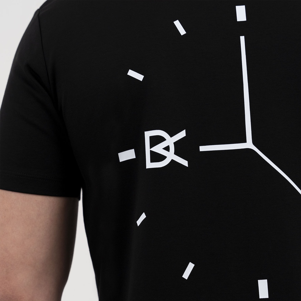 BLACK - OFFICIAL LAUNCH OF DA CLOCK T-SHIRT