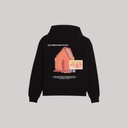 BLURRY SENSE HOODIE BLACK