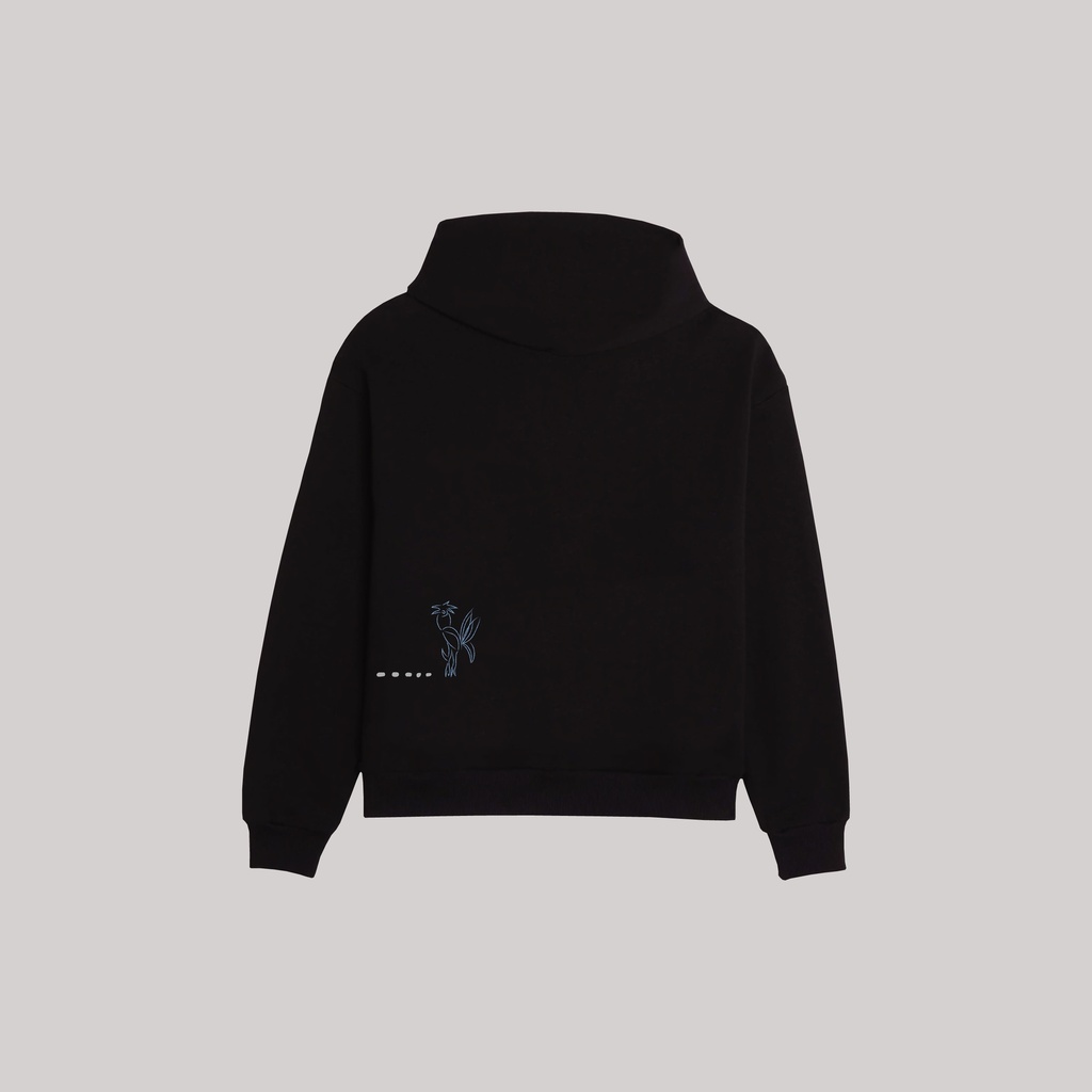 THREE WAY HOODIE BLACK